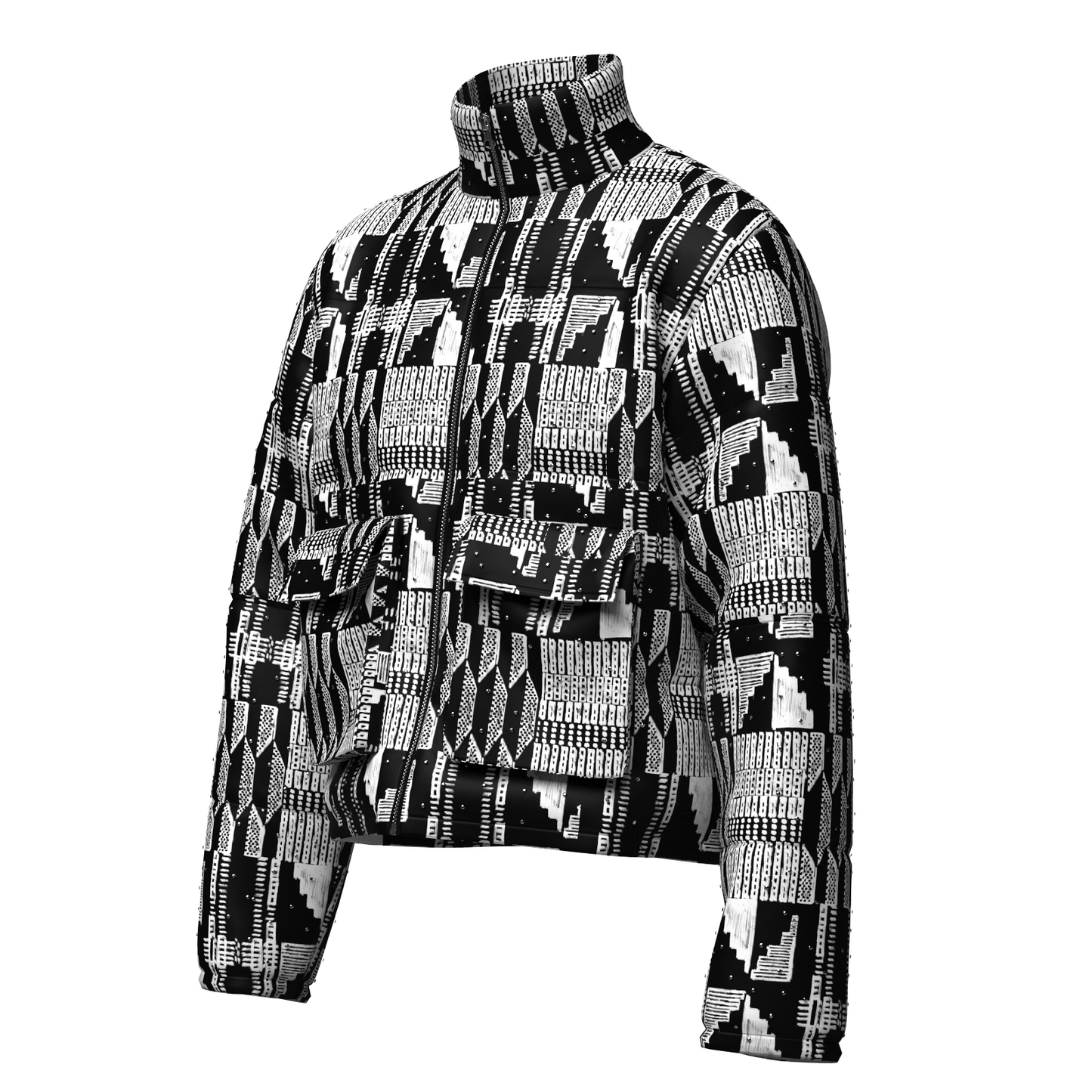 Women's Diamond Encrusted Kente jacket